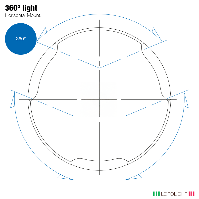 2nm 360° Blue Fuelling,black w/Conn & Alu-baseCSCD 2nm 360° Blue Fuelling,black w/Conn & Alu-baseCSCD
